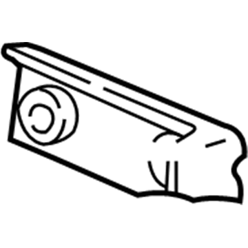 Mopar 4861456AA Bracket-Speed Control SERVO 4861456AA Mopar Bracket-Speed Control SERVO Illustration 1 of 1