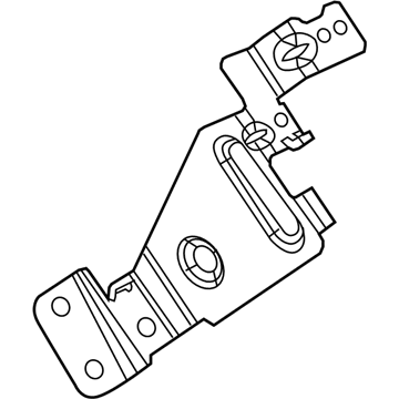 Mopar 68046554AA Module Bracket 68046554AA Mopar Module Bracket Illustration 1 of 1