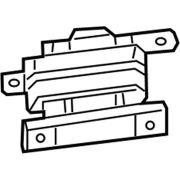 4672576AA Mopar Park Assist Sensor Bracket Illustration 1 of 1
