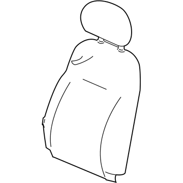 1GF211K2AA Mopar Front Seat Back Cover Illustration 1 of 1