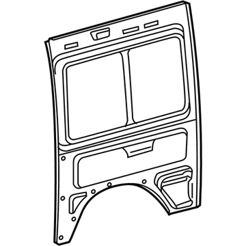 5121888AA Mopar Body Side Rear Panel Illustration 1 of 1