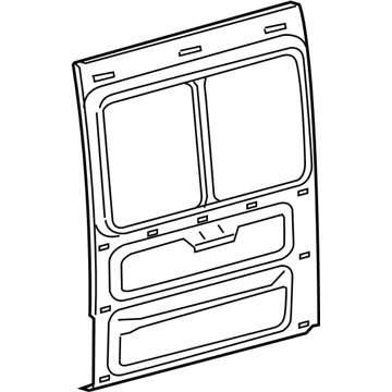 5104197AA Mopar Panel-Body Side Front Illustration 1 of 1