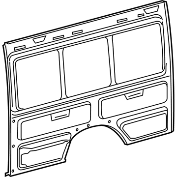 5121890AA Mopar Body Side Rear Panel Illustration 1 of 1