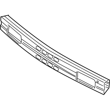 5288785AD Mopar Rear Bumper Reinforcement Illustration 1 of 1
