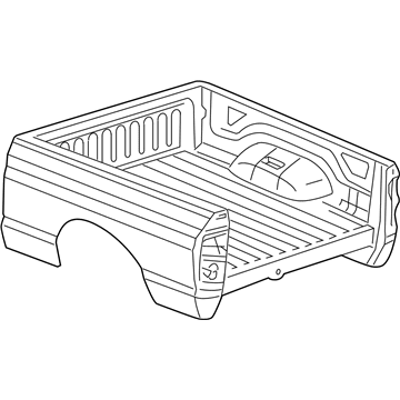 Mopar 68054880AB Pickup Box 68054880AB Mopar Pickup Box Illustration 1 of 1