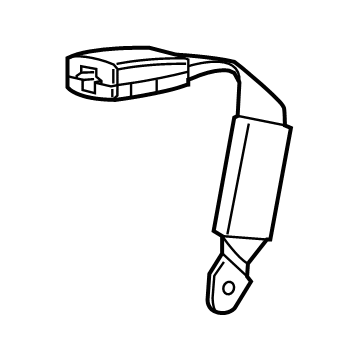 6KC74TX7AE Mopar Buckle As-Buckle Assembly-S/BELT Illustration 1 of 1