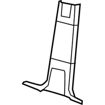 1DX57XDVAB Mopar B Pillar Lower Trim Panel Illustration 1 of 1