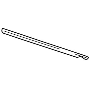 4724765AE Mopar Front Door Belt Weatherstrip Illustration 1 of 1