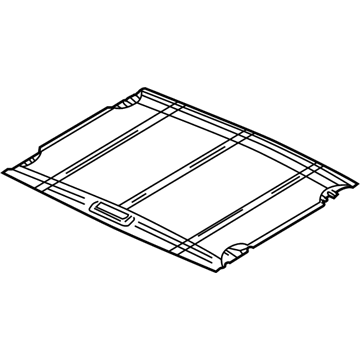 TL97TL2AA Mopar Sunroof Sunshade Illustration 1 of 1