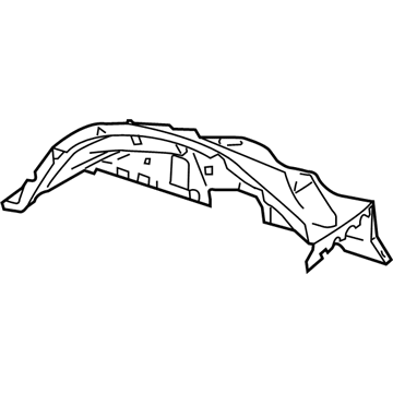 55176858AQ Mopar Shield-Front Inner Illustration 1 of 1