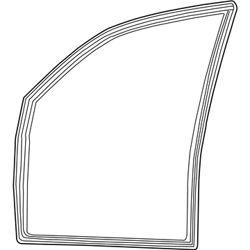 55275613AF Mopar Glass Run Seal Illustration 1 of 1