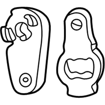 55075824AB Mopar Lever-Door Lock Cylinder Illustration 1 of 1
