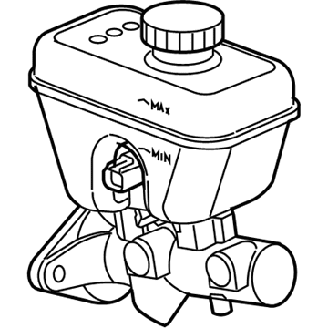 2010 Jeep Grand Cherokee Brake Master Cylinder - 5175732AA