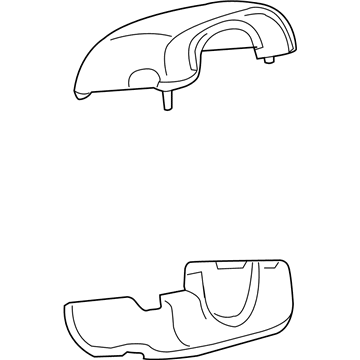 2009 Dodge Ram 4500 Steering Column Cover - 5GE09ZJ8AD