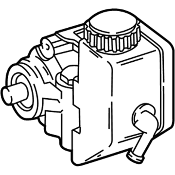 RL087871AE Mopar Power Steering Pump Illustration 1 of 1