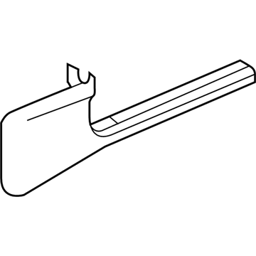 UM54XDBAG Mopar Cowl Side Trim Panel Illustration 1 of 1