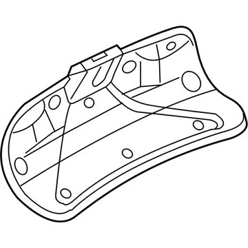 4628936AF Mopar Deck Lid Interior Trim Cover Illustration 1 of 1