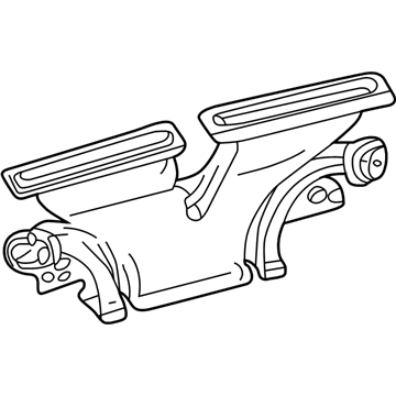 55037448AB Mopar Defroster Duct Illustration 1 of 1