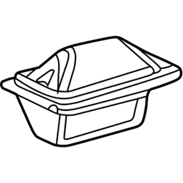 55037522AB Mopar DEFLECTOR-Air Inlet Illustration 1 of 1