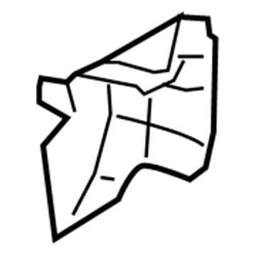 Mopar YM291L2AA Seat Adjuster Shield YM291L2AA Mopar Seat Adjuster Shield Illustration 1 of 1