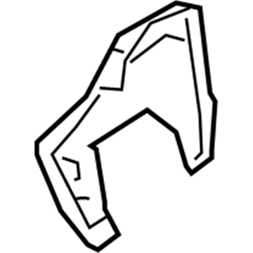 Mopar YM271L5AA Seat Adjuster Shield YM271L5AA Mopar Seat Adjuster Shield Illustration 1 of 1