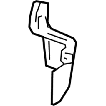Mopar YM311DVAA Seat Adjuster Shield YM311DVAA Mopar Seat Adjuster Shield Illustration 1 of 1