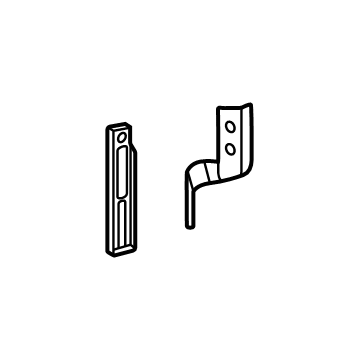 68566143AA Mopar Bumper Bracket Illustration 1 of 1