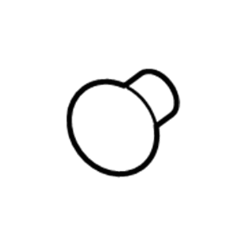 Mopar 6511555AA Push Pin 6511555AA Mopar Push Pin Illustration 1 of 1