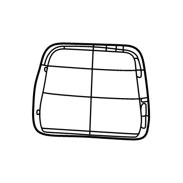6XS671A5AC Mopar Third Row Headrest Illustration 1 of 1