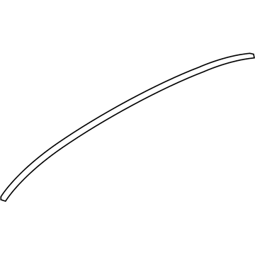 ZF83RXFAC Mopar Roof Molding Illustration 1 of 1