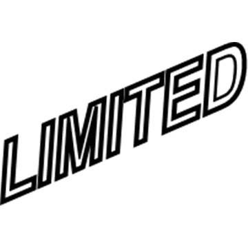 5152005AA Mopar NAMEPLATE-Limited Illustration 1 of 1