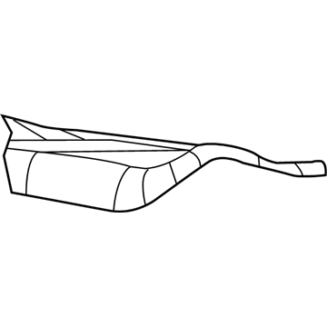 1HV151T1AA Mopar Rear Seat Cushion Cover Illustration 1 of 1