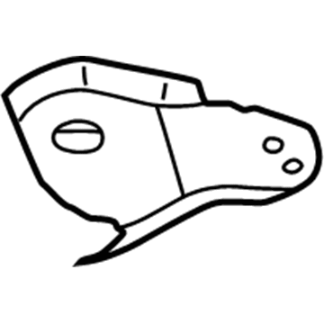 52128678AC Mopar Vapor Canister Bracket Illustration 1 of 1