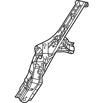 Mopar 68243624AB Rail-Rear 68243624AB Mopar Rail-Rear Illustration 1 of 1