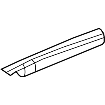 5142208AA Mopar WEATHERSTRIP-Folding Top Side Rail Front Illustration 1 of 1