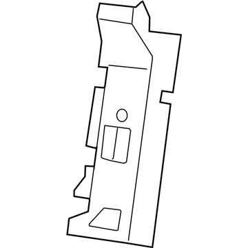68302728AC Mopar Cowl Side Panel Illustration 1 of 1