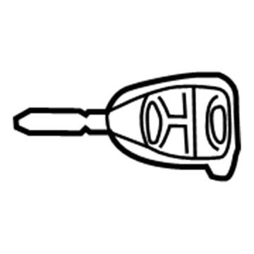 2015 Dodge Durango Car Key - 68029829AB