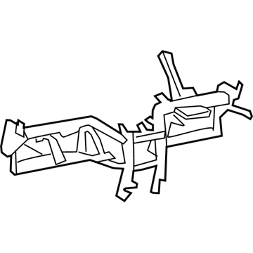 Mopar 55117059AD Instrument Panel Bracket 55117059AD Mopar Instrument Panel Bracket Illustration 1 of 1