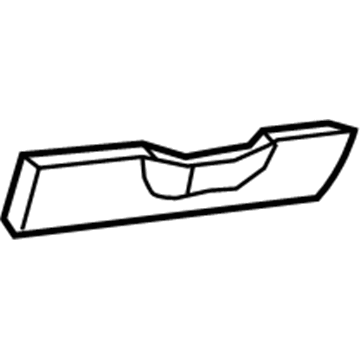 1DE99BD1AD Mopar Gap HIDER-Steering Column Gap Illustration 1 of 1