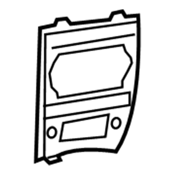 55117099AI Mopar Instrument Panel Bezel Illustration 1 of 1