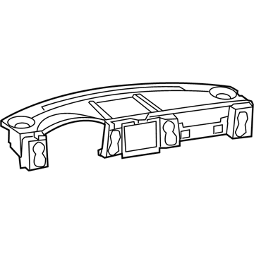 Mopar 1EK07XDVAI Instrument Panel Upper 1EK07XDVAI Mopar Instrument Panel Upper Illustration 1 of 1