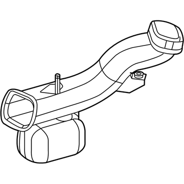 5510022AC Mopar Air Cleaner Resonator Illustration 1 of 1