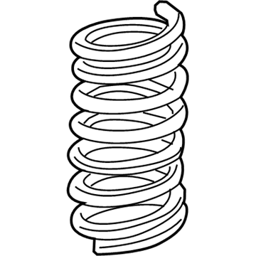 68172113AB Mopar Front Coil Spring Illustration 1 of 1