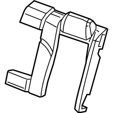 1YG19HL1AA Mopar Rear Seat Back Cover Left Illustration 1 of 1
