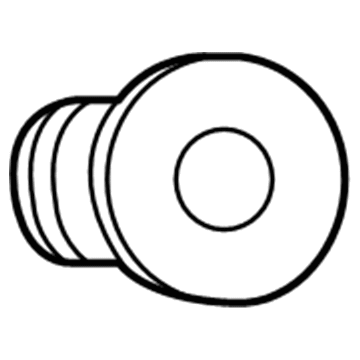 6511907AA Mopar Screw-Oval Head Illustration 1 of 1