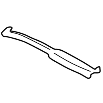 55346704AJ Mopar Pillar-Rear Cargo Door Hinge Illustration 1 of 1