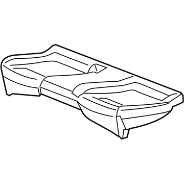 5SJ15LX3AA Mopar Rear Seat Cushion Cover Illustration 1 of 1