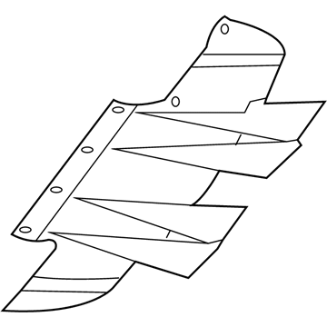 5290137AE Mopar Pan-Extension Rear Illustration 1 of 1