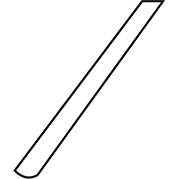 5290246AB Mopar Plate-FASCIA Illustration 1 of 1