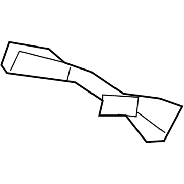 1GD231K2AA Mopar Rear Seat Belts-Buckle Left Illustration 1 of 1